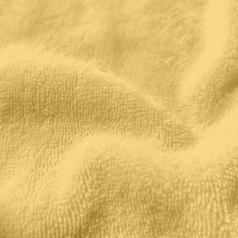 Tissu éponge bambou douce uni lemon jaune
