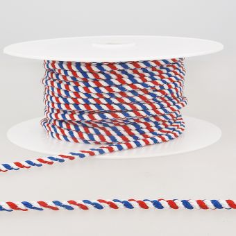 Cordon lacet tricolore 4mm France
