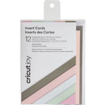 Cricut - Cricut Joy : 12 Cartes et Enveloppes Pastel 10,7x13,9 cm