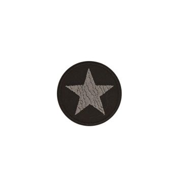 Ecusson thermocollant étoile noir 4,4cm x 4,4cm