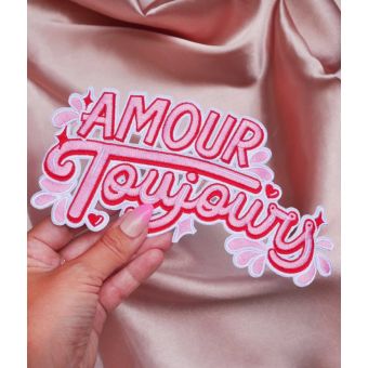 Patch thermocollant amour toujours XL - Malicieuse
