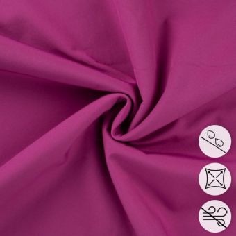 Tissu softshell uni  fuchsia
