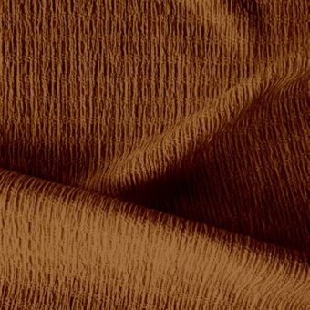 Maille jersey crêpon froissée stretch unie camel