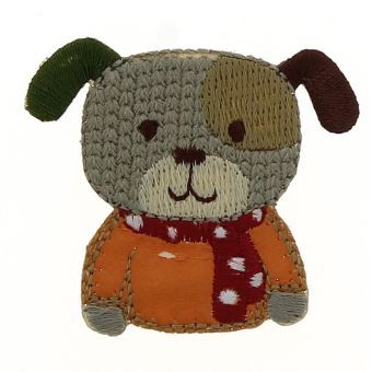 Écusson thermocollant petit chien