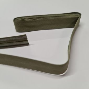 Biais thermocollant uni kaki