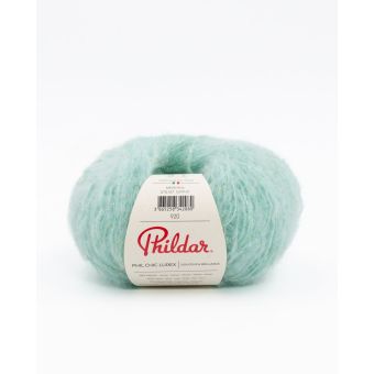 Pelote de fils à tricoter Phil chic lurex menthol Phildar