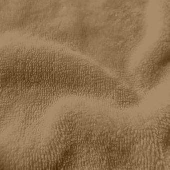 Tissu éponge bambou douce uni beige