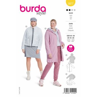Patron Burda veste N° 5877