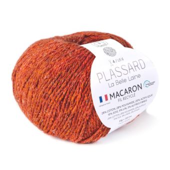 Pelote macaron sienne 60