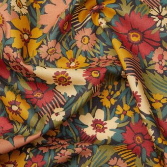 Tissu Liberty tana lawn averie vert