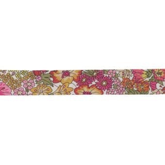 Biais Liberty 20mm Margaret Annie rose clair