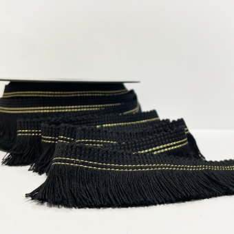 Frange Noura 15mm noir
