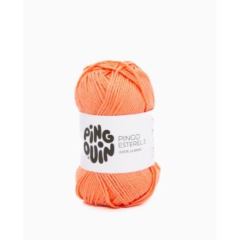 Pelote de fil à tricoter Esterel 3 saumon - Pingouin