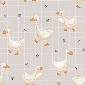 Tissu Impermeable Oie Carreaux, coupon 1m x laize (155cm)