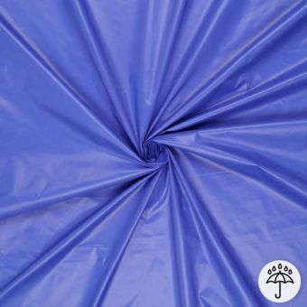 Tissu technique léger imperméable bleu roi