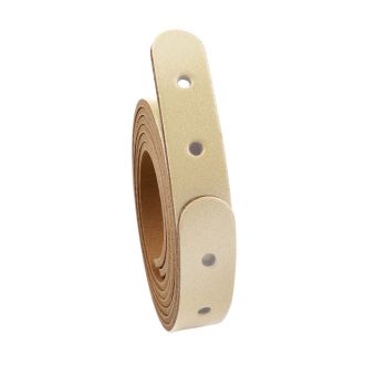 Poignée de sac / lanière en cuir de sac Miyako à visser or