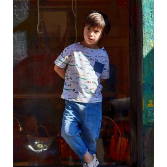 Patron Quiberon enfant robe ou T-shirt de 3 ans à 12 ans - IKATEE
