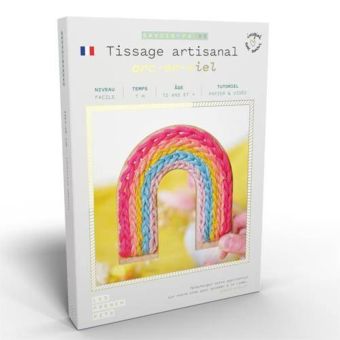 French kits tissage contemporain - Arc-en-ciel