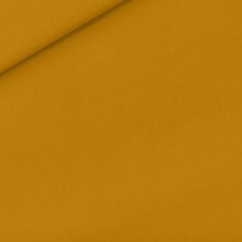 Tissu french terry sweat uni lemon curry - See You At Six