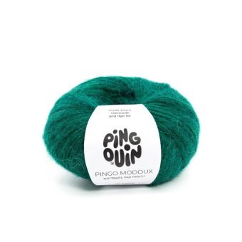 Pelote de fils à tricoter Pingo Modoux vert bouteille - Pingouin