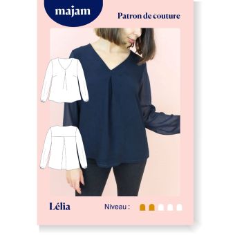 Patron couture Blouse - Lelia - Taille : 34 à 48