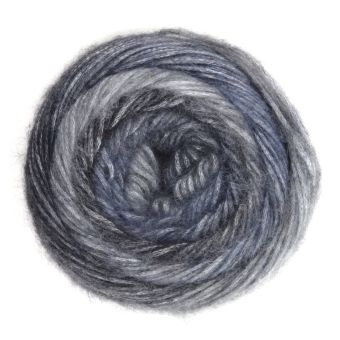 Pelote de fil à tricoter Connect gris - Plassard