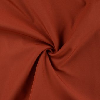 Tissu softshell uni terracotta