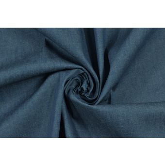 Coupon 300x150cm de Denim bleu moyen délavé 100% coton 370g