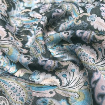 Tissu Liberty soie fleurs