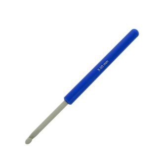 Crochet pour laine en aluminium n°5 14 cm
