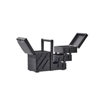 Boîte à couture en bois noir - 36 cm x 19 cm x 30 cm - Prym