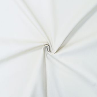 Tissu popeline de coton Blanc - designers-factory (3m x 1m46)