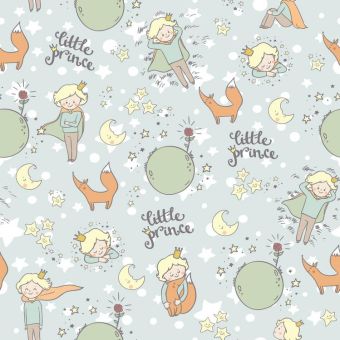 Tissu Impermeable Prince Renard, coupon 1m x laize (155cm)
