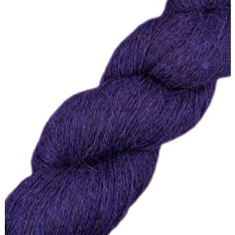 Pelote de laine Violet chiné - Lama Alpaga FS - Fingering - 100g / 366m