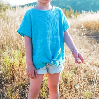 Patron Peony tee shirt ou blouse enfant 3ans -12 ans - IKATEE