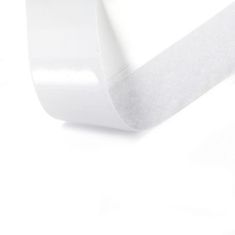 Bande velours adhésive 20mm - Blanc