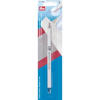 Crayons Pour Tissus Clover - Lot Avec Blanc, Jaune, Rose/Bleu Et Taille-Crayon, Traçage Fin - 10