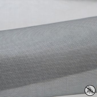 Tissu moustiquaire enroulable "Screen" gris