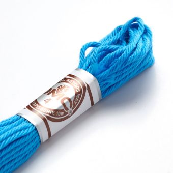 Fil à broder retors mat bleu - COL 2995