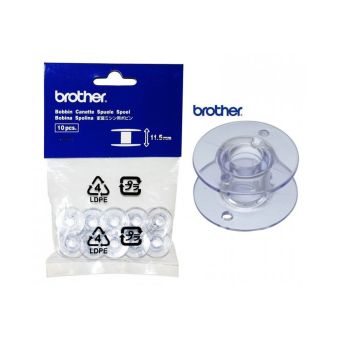 Lot de 10 canettes transparentes de marque Brother