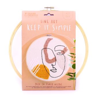 Kit DIY Punch Needle - thème line art