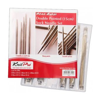 Set Aiguilles doubles pointes Nova Metal - Knitpro
