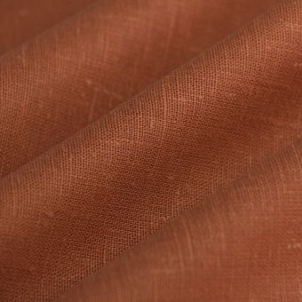 Tissu lin Solaro enduit piment