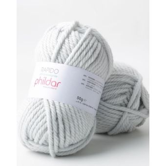 Pelote de fil à tricoter Rapido givre - Phildar