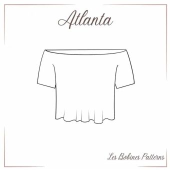 Patron de couture Top Atlanta - Taille 34 au 56