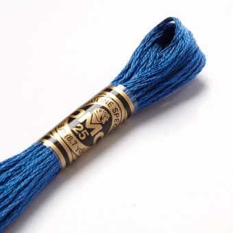 Fil mouliné à broder - Tons bleus - COL 825