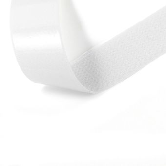 Bande agrippante adhésive 20mm - Blanc