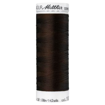 Bobine de fil à coudre élastique Seraflex Mettler marron foncé