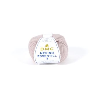 Pelote de fil à tricoter Mérino Essentiel 4 rose clair - DMC