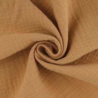 Tissu double gaze Gaby sable